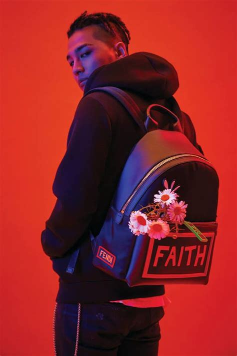 fendi bigbang|Fendi for TaeYang 2017 Capsule Collection .